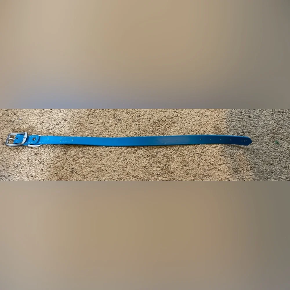 Teal Dig Collar Size 21 inches